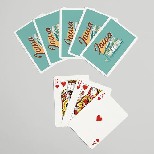 Baraja de Póker Vintage Iowa 52 Cartas Para Adultos miniatura 7