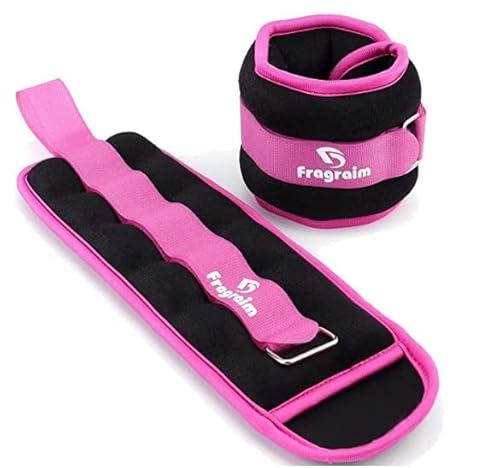 Fragraim アンクルウェイト 足首 手首 重り おもり 筋トレ ウェイト リスト 2 * 0.5Kg / 2 * 1Kg / 2 * 1.5Kg / 2 * 2Kg/2 * 2.5Kg/ 2 * 3Kg 2個 四仕様 砂袋 トレーニング リストウエイト パワーリスト アンクル 男性 女性 子供 ハンドウエイト パワーアンクルの商品画像（Amazon）