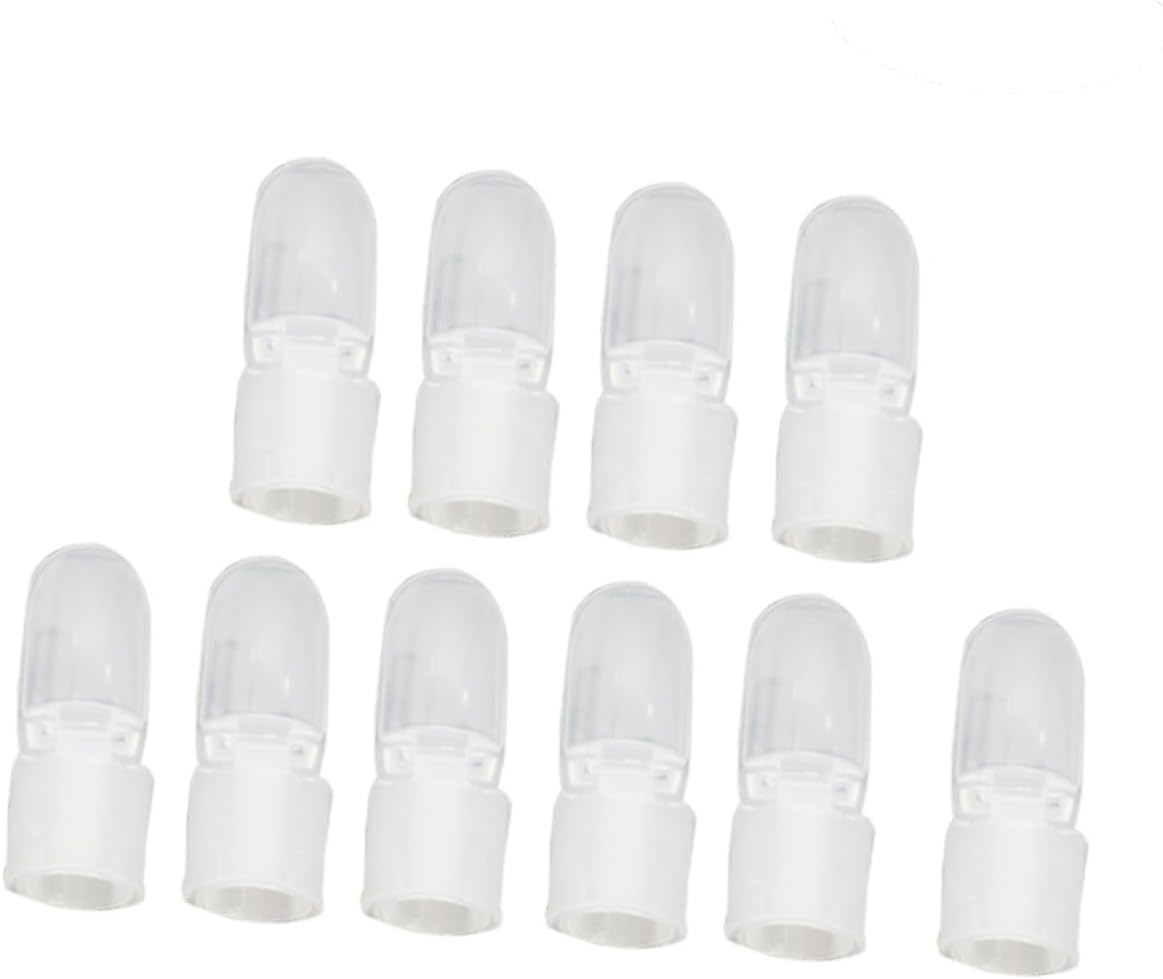 Nail Art Tips Cover Clip Protector, 10 Pack Plastic