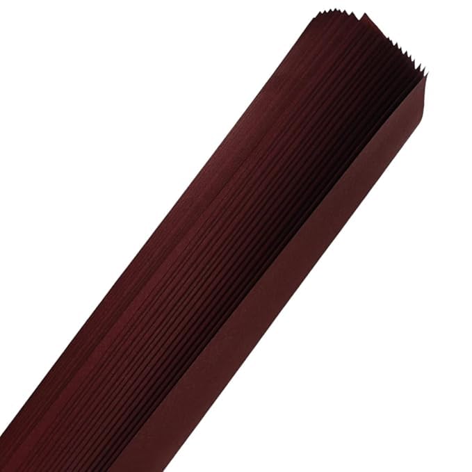 Image of SEJASCOLLECTIONS | Pack of 10 | Chocolate Brown, Bright, A1, BIG / FULL Size, Pastel Sheets / Chart Paper, Used in art and craft, collage, projects, posters etc. Plain / Unrulled, Size: 70x56 centimeters, 200 GSM thickness.