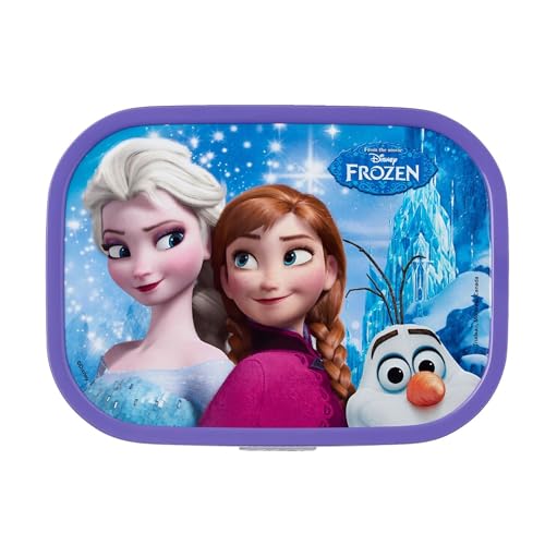 Mepal - Lunch-Set Campus - für Kinder mit Pop-up Trinkflasche & Lunch Box - für die Schule oder unterwegs - Spülmaschinenfest & BPA-frei - 400 ml + 750 ml - Frozen Sisters Forever