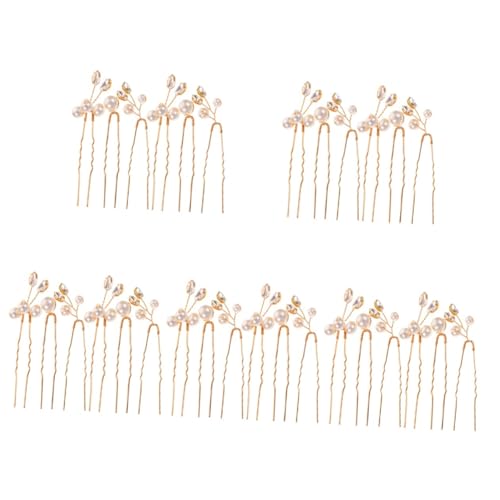 Accessoires mariage dorés épingles cheveux U durables et raffinées