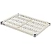 Nexel Vented Plastic Mat Shelf with Clips, 48" W x 21" D