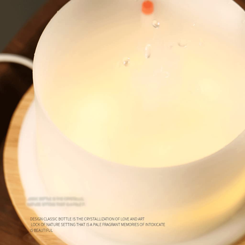 Ulepszony Slimme diffuser voor etherische olie met Bluetooth-muziek, ultrasone luchtbevochtiger van 230 ml voor een ontspannen sfeer in de slaapkamer, creatieve diffuser Zrelaksować się
