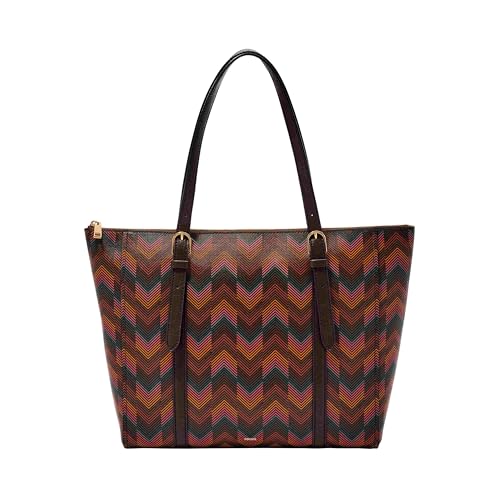 Fossil Carlie Tote Bag, Harlow Multi Print