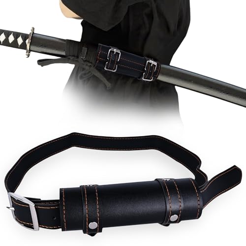 Nizirioo Katana - Soporte para espadas con cinturón de 105 cm, perfecto para cosplay y entusiastas del samurai, accesorio de para fans de samurai