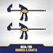 IRWIN QUICK-GRIP Bar Clamps for Woodworking, One-Handed, Micro, 4-1/4