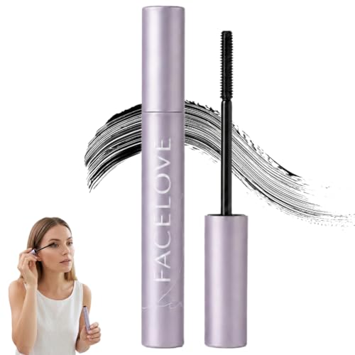 Facelove Iron Eye Mascara ab 50 Jahre 2026 Waschbare Metal Wand Mascara Schwarz Wasserfeste Wimperntusche 3D Super Curling Long-Lasting Volumizing (1 pc)