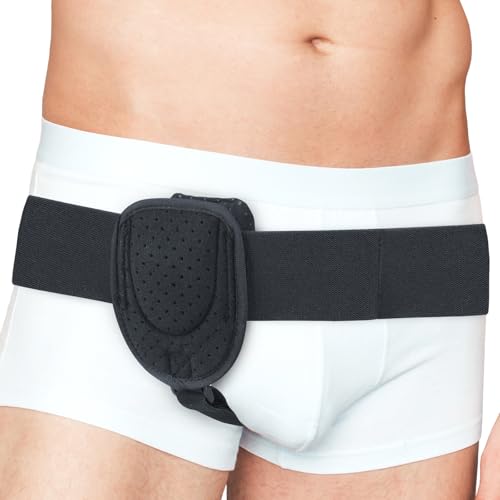 Ceinture hernie homme, gauche ou droite, support post-chirurgie