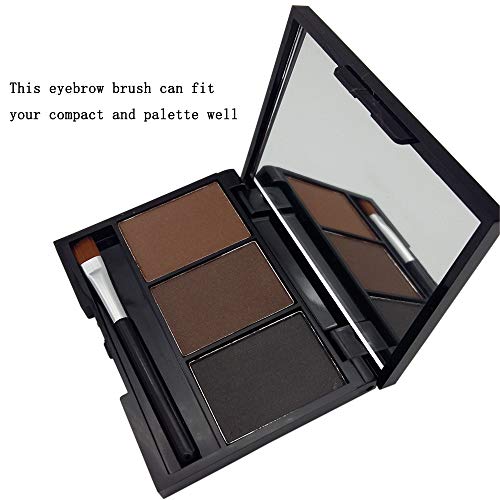 Vosaidi 10Pcs Eyebrow Brush Portable Premium Quality Angled Eye Brow Brush And Spoolie Mini Brush #TOP2