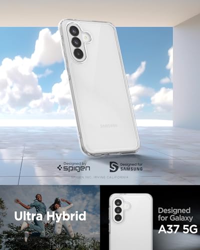 Image of Spigen Ultra Hybrid | Samsung Galaxy A37 5G Case [Transparent] [Air Cushion Protection] Galaxy A37 5G Back Cover | TPU+PC - Crystal Clear