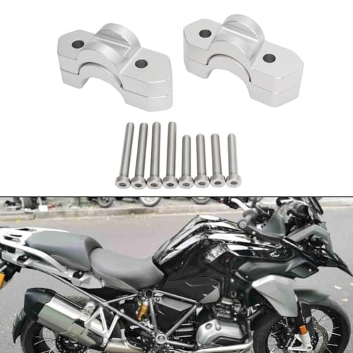Gettimore Motorrad-Lenker-Erhöhung, Klemmverlängerung für BMW R1300Gs – Aluminiumlegierung für verbesserte Fahrhaltung und Komfort
