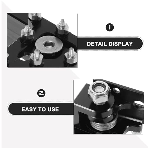 Pedal de freno de aluminio resistente y ergonómico para moto 4