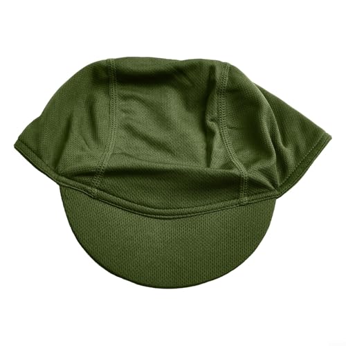 Men's Quick-Dry Cycling Hat with Adjustable Fit, Breathable Mesh Fabric for Bike Cap for Riding, Hiking, Outdoor Sports, Lightweight Accessory, 6 Colors(Army Green)