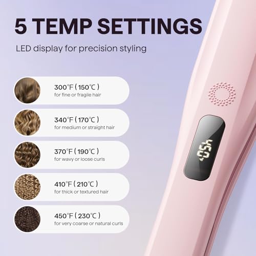 image for Wavytalk Steam Hair Straightener, Steam Sesh, Steam Reduces Damage, No