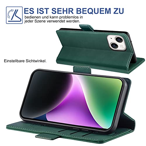 Funda para iPhone 14 resistente a golpes con protector de pantalla 4
