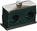 ZSI T-3012S-SS Beta Twin 3/4inx3/4in Tube Assembly, Poly Cushion, Stainless Hardware