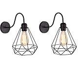 ★ LUGAR DE USO: Esta hermosa lámpara de pared encajaría muy bien en muchas decoraciones, especialmente para loft, porche, casa de campo, restaurante, cafetería, sala de estar, cocina, dormitorio y estudio.
