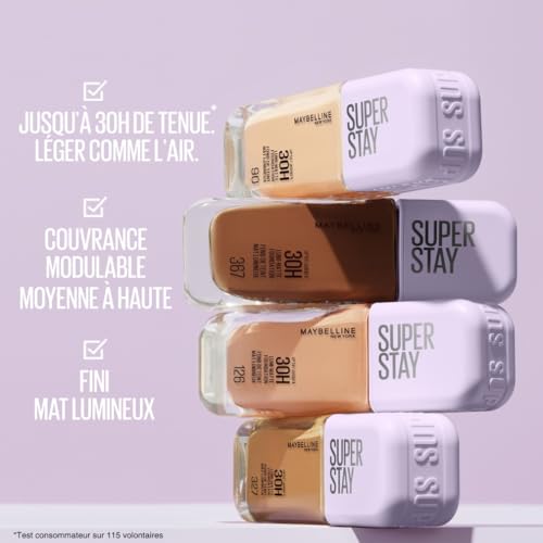 Fond De Teint Liquide Lumineux Teinte 129 Superstay Maybelline New York Le Fond De Teint - vue 5