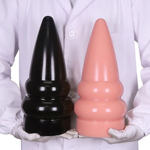 Jixaxe-30-138cm-Riesiger-Analplug-Grosser-Buttplug-Dick-Analdildo-Konischer-Dildo-mit-Saugnapf-Big-Anal-Plug-Anus-Vaginal-Dilatator-Stimulation-Extrem-SM-Sex-Spielzeug-Fuer-Maenner-Frauen
