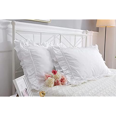 Meaning4 Ruffled Pillow Shams Cover