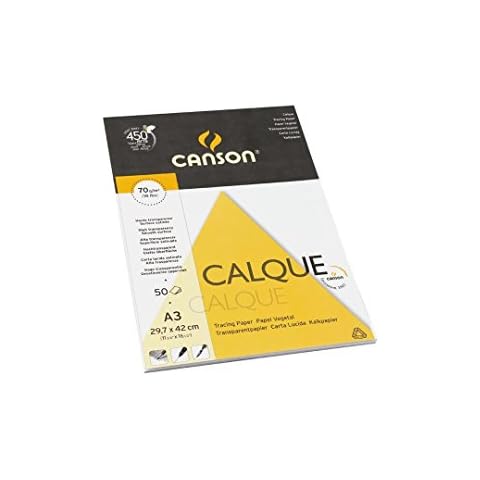 Canson A3 Tracing Paper Pad with 50 Sheets Cover