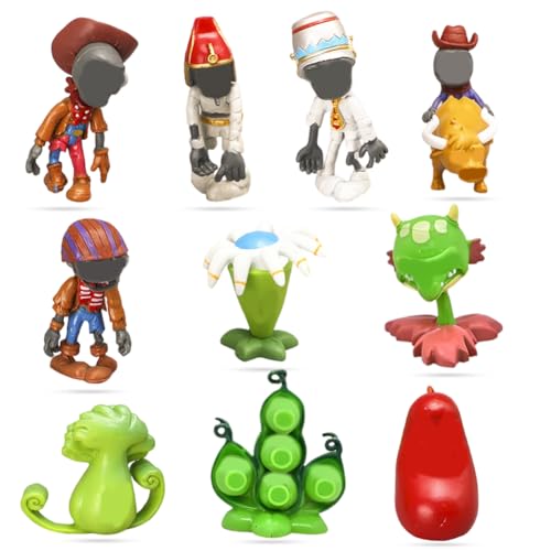 FVGYITG 10 PCS Figuras Plantas,Serie De Juguetes Show Adornos,Mini Juego Decoración,para Tartas...