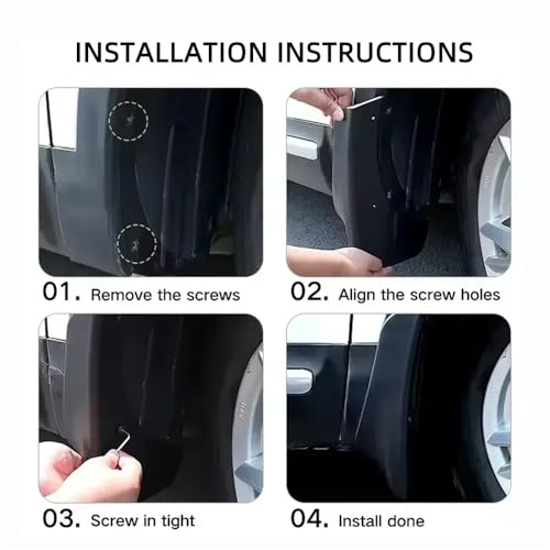 Bavettes pour Auto Chery Jetour T1 T2 Garde-boue Accessoires - 5