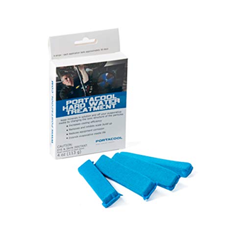 Portacool Hard Water Treatment Strips Box and Contents