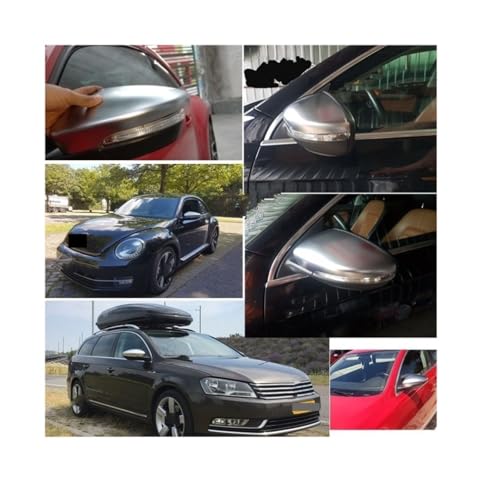 Coques de rétroviseurs chromées pour VW Passat B7 Scirocco Beetle Eos