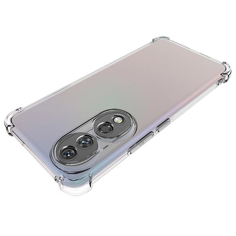 Image of for Honor 90 5G Case,Honor 90 5G Phone Case Clear Transparent Reinforced Corners TPU Shock-Absorption Flexible Cell Phone Cover for Honor 90 5G - Transparent