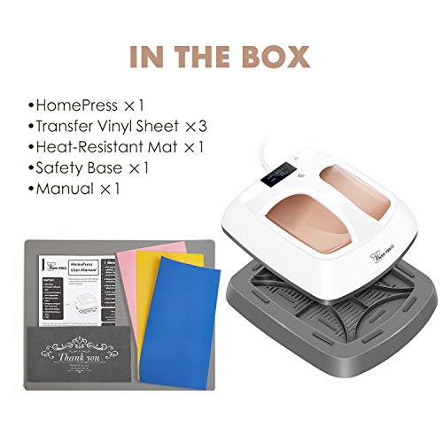 Powerpress Heat Press Machine Portable-Gold,12"X10" #TOP2