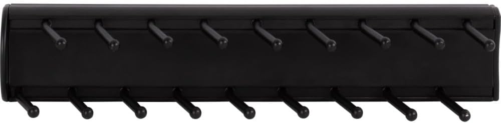 Matte Black 14" Tie Rack