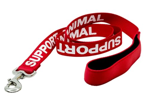 Support Pets Official ESA Emotional Support Dog Leash 4 ft &ndash; Heavy Duty Dog Leash for Large...