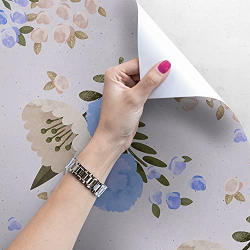 Papier peint coquelicots 250x250cm pour relooker meubles et murs - 4