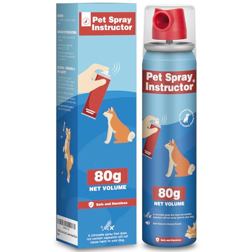 ZEROMX Corrector Spray Dog Trainer - 80ml Professional Dog Corrector Spray for Stops Barking, Jumping, Aggression & Unwanted Behaviors, Safe, Humane & Effective