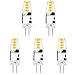 Price comparison product image Bonlux G4 12V LED Bulbs Non-Dimmable 1.5W Warm White 3000K, Replacements for G4 Bi Pin 12V 10-15W Halogen Capsule Bulbs,Closet,Motorhome Caravan Marine Boats Yachts Lighting(5pcs)