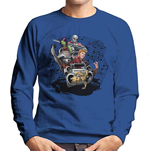 Marvel Guardians of The Galaxy Montage Groot Dancing Men's Sweatshirt