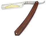  Thiers-Issard Sabatier Rasiermesser aus Frankreich - 5/8\' - Griff Violettholz - C135 Carbonstahl - Klingenbeschriftung \'Le Thiernois\' - 1/1 Voll-Hohlschliff