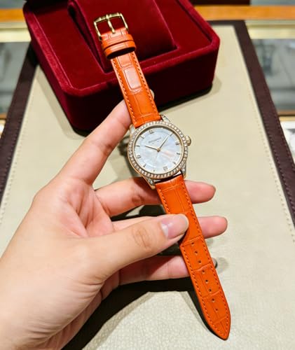 Image of BINLUN Leather Watch Band Genuine Calfskin Replacement Watch Strap Quick Release Crocodile Pattern 10 Colors 13 Sizes for Men Women(10mm,12mm,14mm,16mm,17mm,18mm,19mm,20mm,21mm,22mm,23mm,24mm)