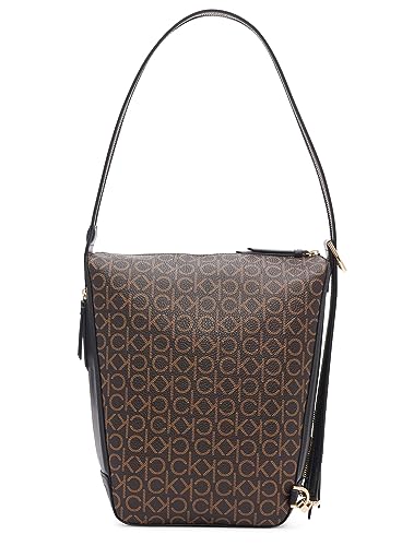 Image of Calvin Klein Womens Moss Convertible Sling Backpack & Hobo Shoulder Bag