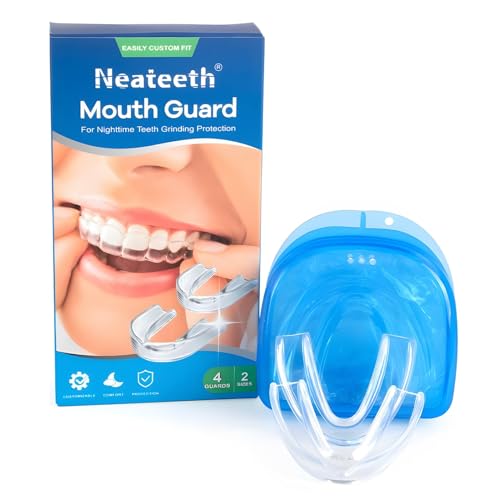 Night Guard for Teeth - 4 pcs Custom Fit Mouthpiece,