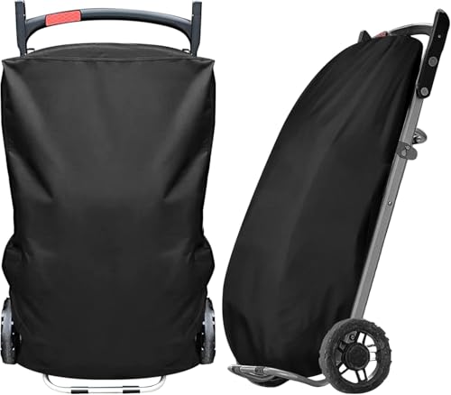 Grill Cover for Weber 9010001 Traveler Portable Gas Grill - Heavy Duty Waterproof Oxford Fabric and Adjustable Hem Grill Cover Grill BBQ Accessories