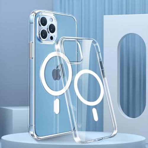 Capa Case Magnética Compatível com Magsafe para Apple iPhone 13 14 15 16 (Preto, iPhone 15)
