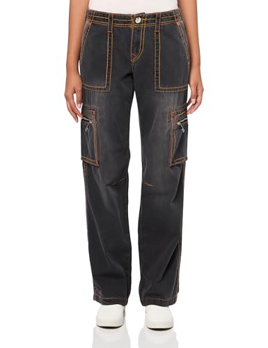 Jean True Religion Rainbow Pkt Joey flare pour élancer la silhouette féminine
