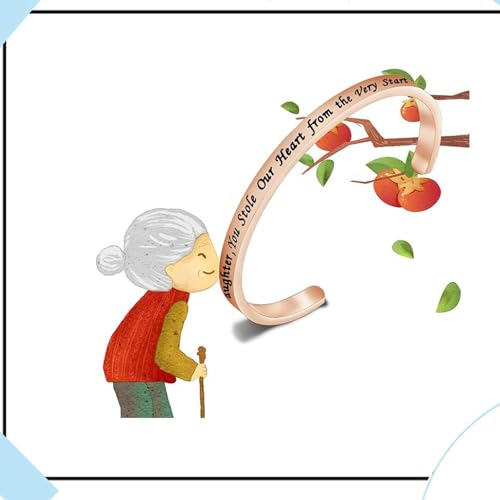 Image of FEELMEM Nana's Granddaughter Slider Bracelet Gift for from Nana Granddaughter Birthday Graduation Gift
