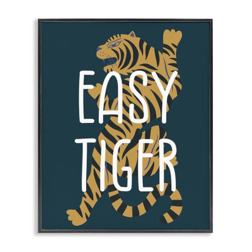 'Easy Tiger Phrase'| Framed Giclee Art