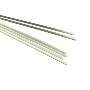 10pcs White Glass Fiber Rod, Dia 0.8mm/1mm/1.5mm/1.6mm Fiberglass Rod, Length 50cm Round Fiberglass Solid Rod0.8x500mm