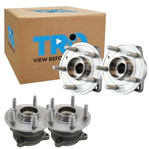 TRQ 2 Piece Wheel Bearing & Hub Assembly Set 2017-2018