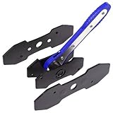 G-PLUS Blue 360° Brake Caliper Press Tool with 2 Groups Steel Plates,Ratchet Piston Spreader Automotive Tools Car Brake Repair & Instalation,4 in 1 Universal Disc Ratchet Brake Caliper Tool